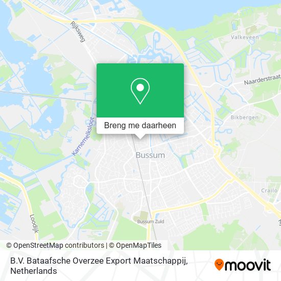 B.V. Bataafsche Overzee Export Maatschappij kaart