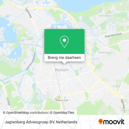 Jagtenberg Adviesgroep BV kaart