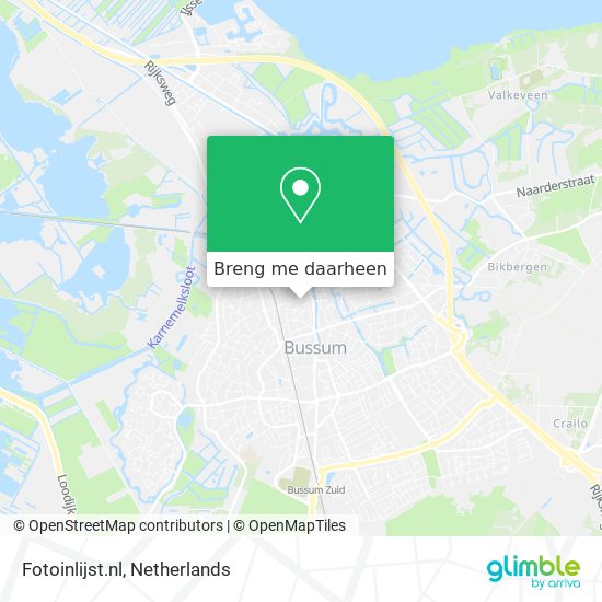 Fotoinlijst.nl kaart