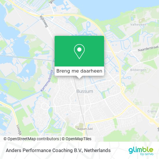 Anders Performance Coaching B.V. kaart