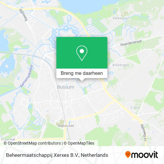 Beheermaatschappij Xerxes B.V. kaart
