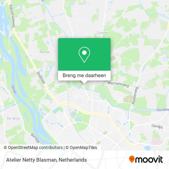 Atelier Netty Blasman kaart