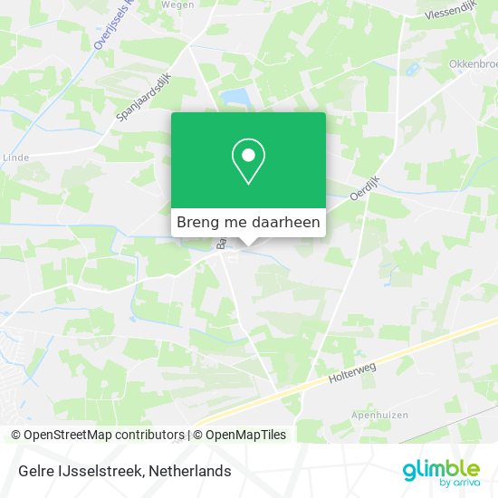 Gelre IJsselstreek kaart