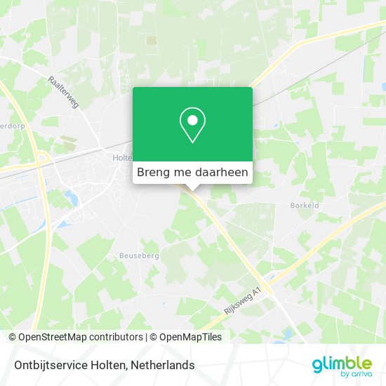 Ontbijtservice Holten kaart