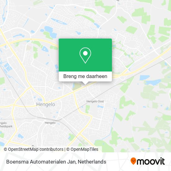 Boensma Automaterialen Jan kaart