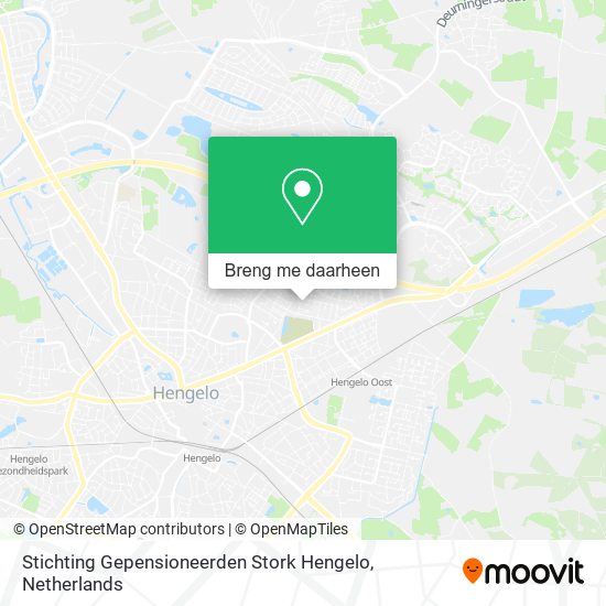 Stichting Gepensioneerden Stork Hengelo kaart