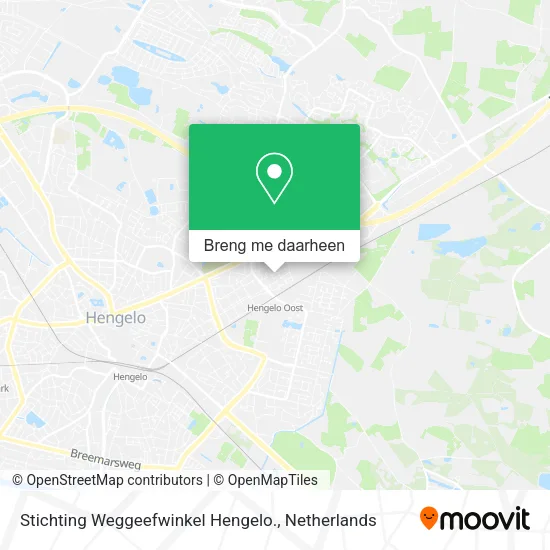 Stichting Weggeefwinkel Hengelo. kaart