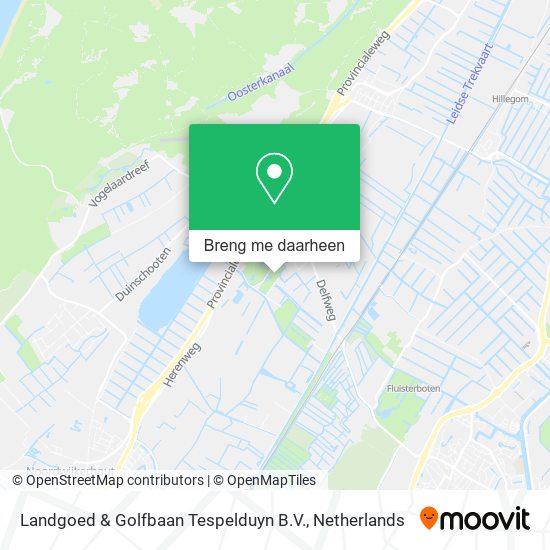 Landgoed & Golfbaan Tespelduyn B.V. kaart