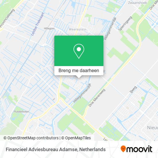 Financieel Adviesbureau Adamse kaart