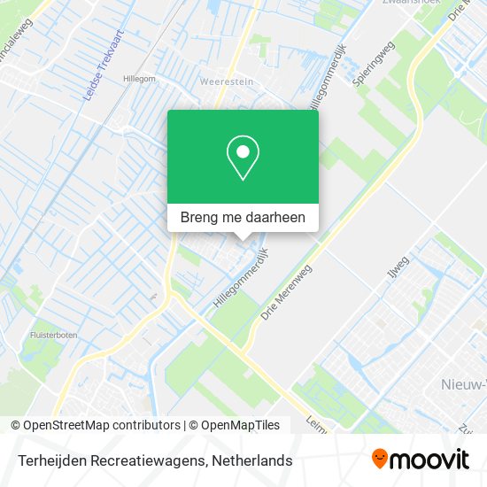 Terheijden Recreatiewagens kaart