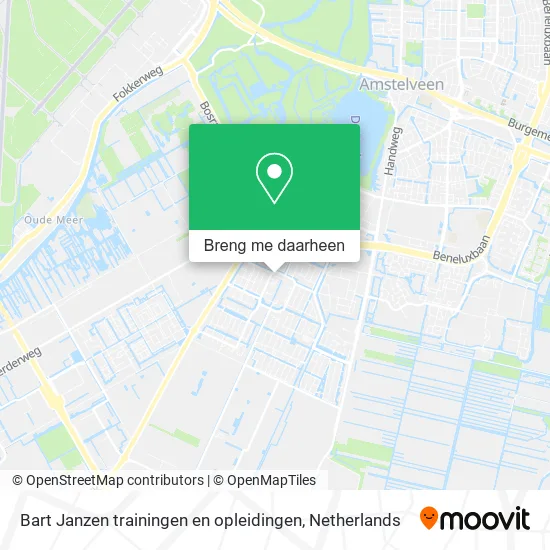 Bart Janzen trainingen en opleidingen kaart