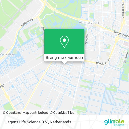 Hagens Life Science B.V. kaart