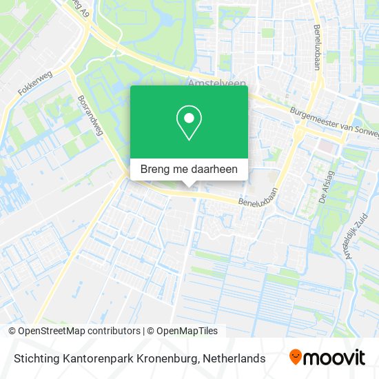 Stichting Kantorenpark Kronenburg kaart