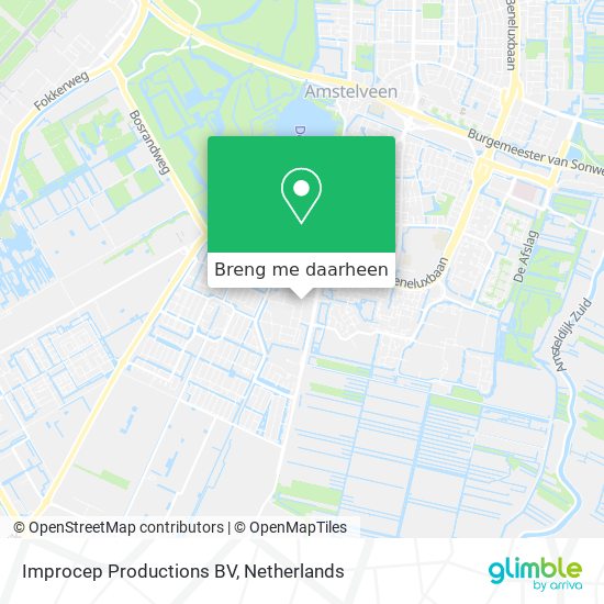 Improcep Productions BV kaart