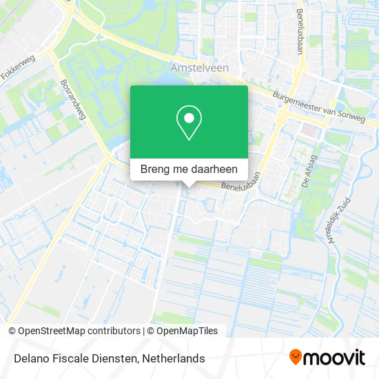 Delano Fiscale Diensten kaart