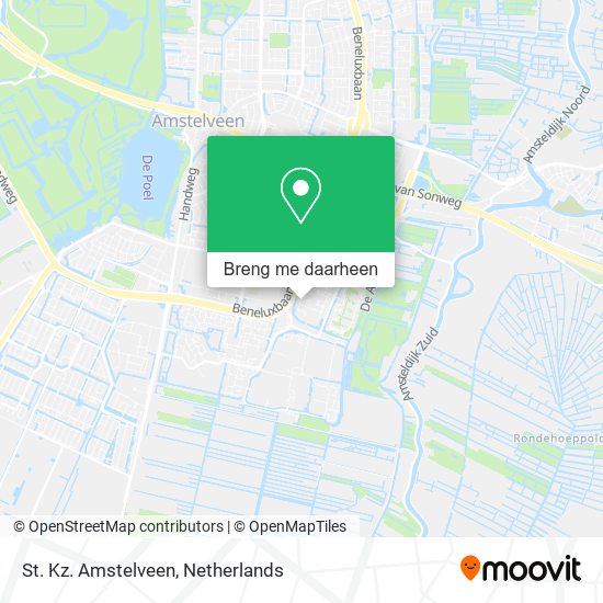 St. Kz. Amstelveen kaart