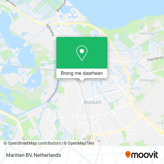 Maritien BV kaart