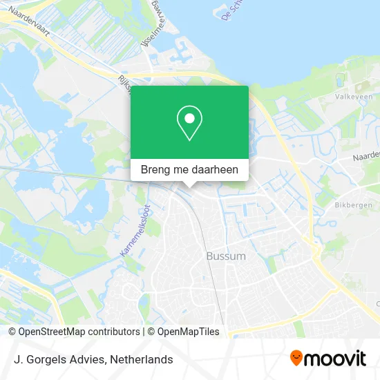 J. Gorgels Advies kaart