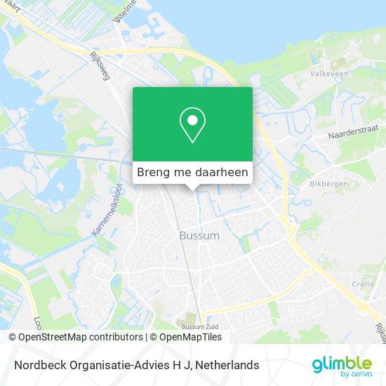 Nordbeck Organisatie-Advies H J kaart