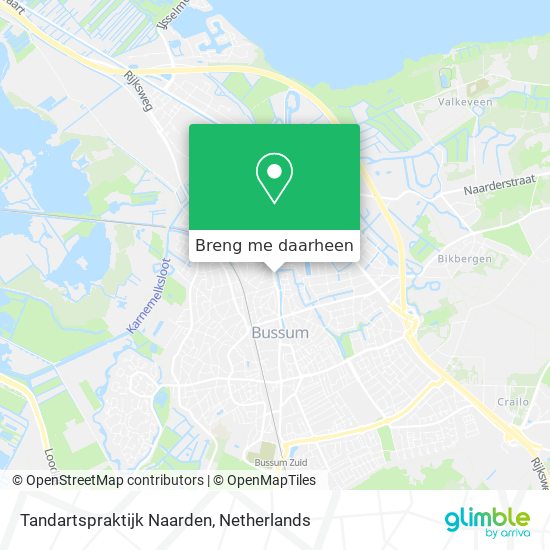 Tandartspraktijk Naarden kaart