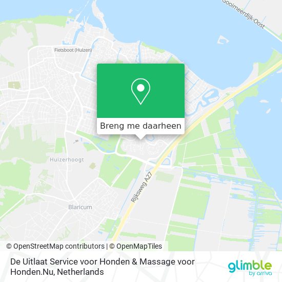 De Uitlaat Service voor Honden & Massage voor Honden.Nu kaart