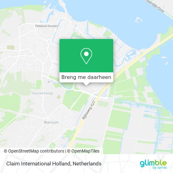 Claim International Holland kaart