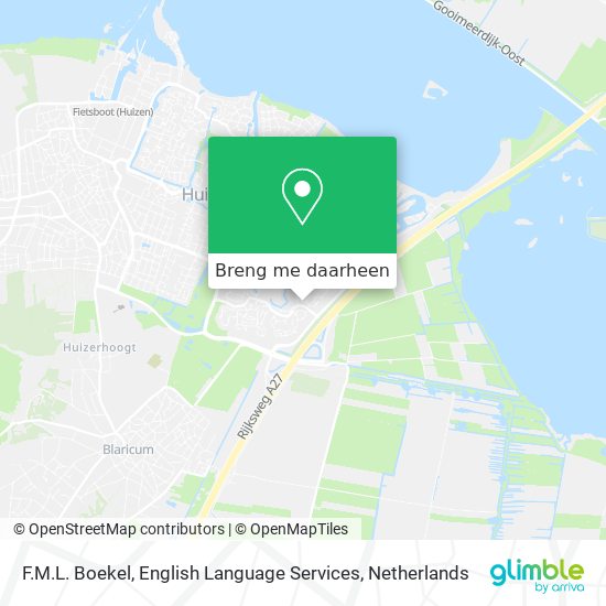 F.M.L. Boekel, English Language Services kaart