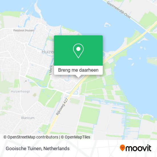 Gooische Tuinen kaart