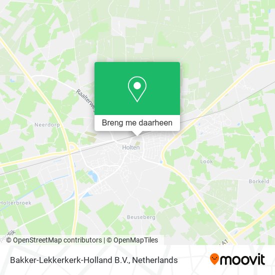 Bakker-Lekkerkerk-Holland B.V. kaart