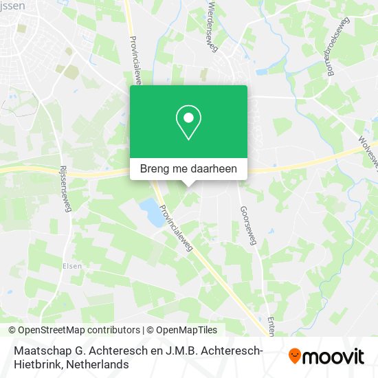 Maatschap G. Achteresch en J.M.B. Achteresch-Hietbrink kaart