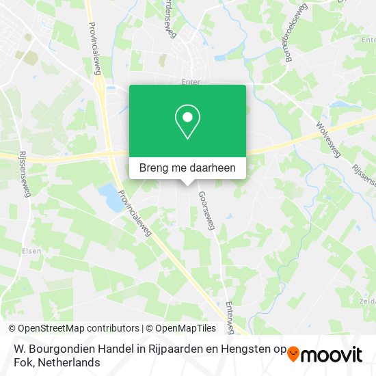 W. Bourgondien Handel in Rijpaarden en Hengsten op Fok kaart