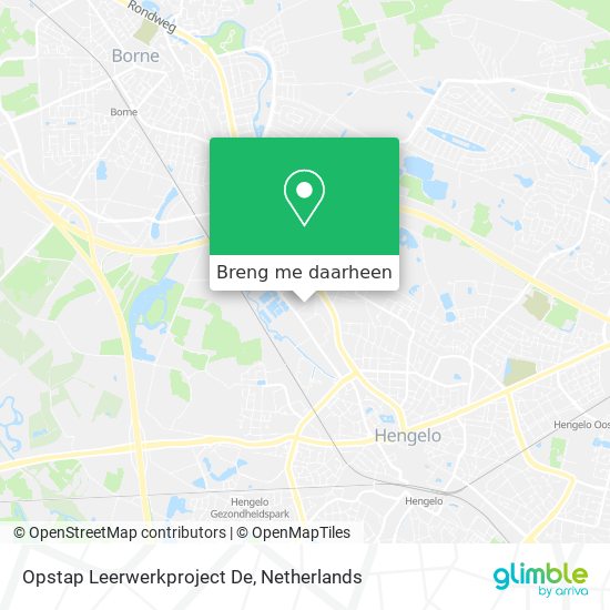 Opstap Leerwerkproject De kaart