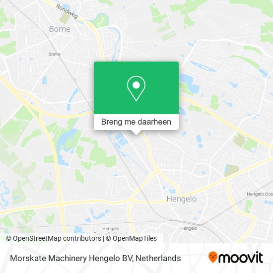 Morskate Machinery Hengelo BV kaart