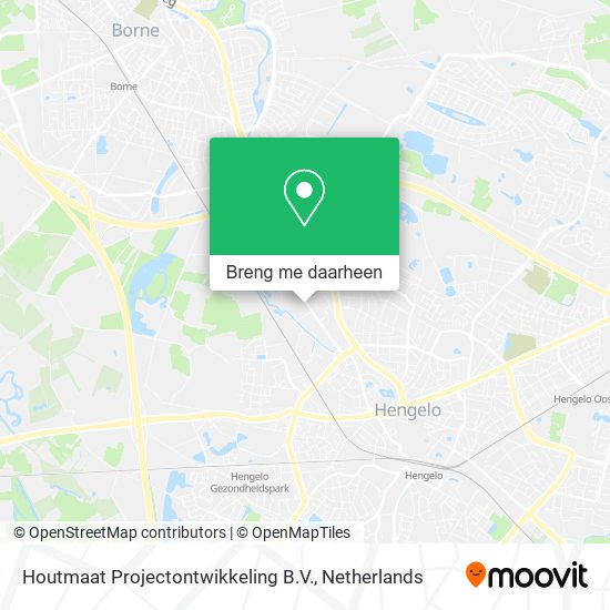 Houtmaat Projectontwikkeling B.V. kaart