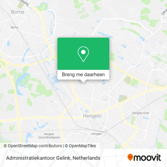 Administratiekantoor Gelink kaart