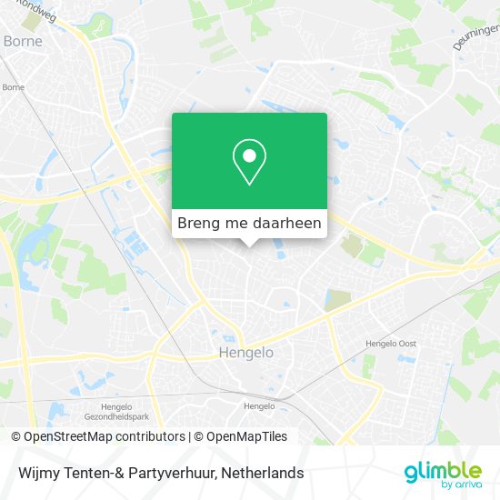 Wijmy Tenten-& Partyverhuur kaart