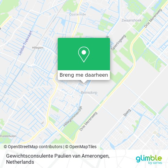 Gewichtsconsulente Paulien van Amerongen kaart