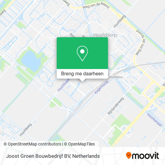 Joost Groen Bouwbedrijf BV kaart