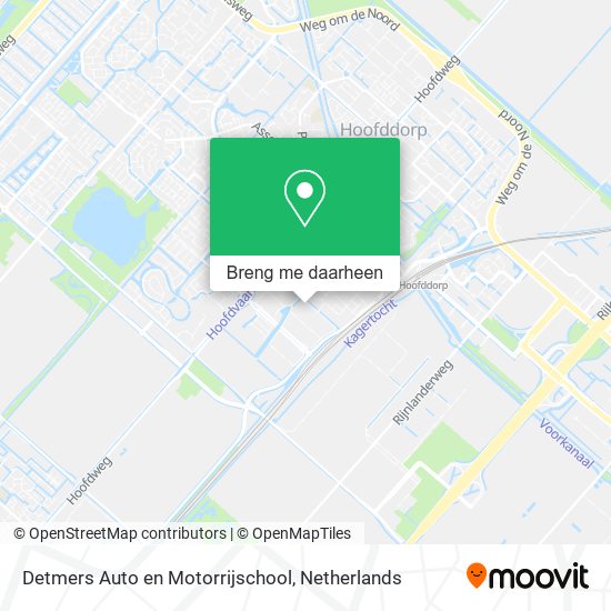 Detmers Auto en Motorrijschool kaart