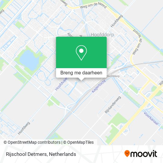 Rijschool Detmers kaart