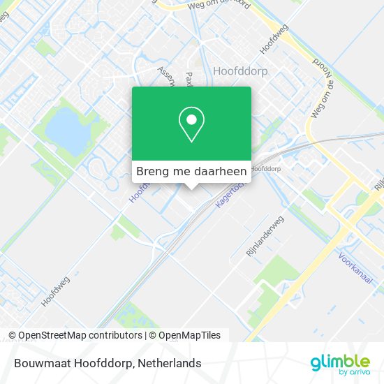 Bouwmaat Hoofddorp kaart
