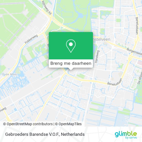 Gebroeders Barendse V.O.F. kaart