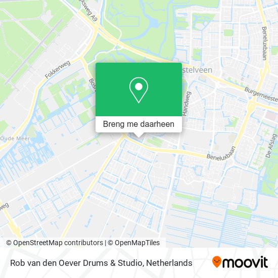 Rob van den Oever Drums & Studio kaart