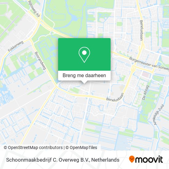 Schoonmaakbedrijf C. Overweg B.V. kaart