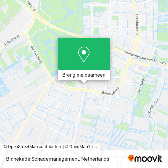 Binnekade Schademanagement kaart