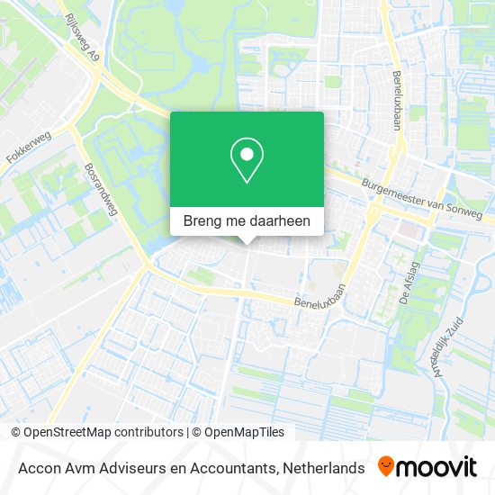 Accon Avm Adviseurs en Accountants kaart