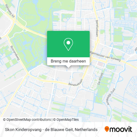 Skon Kinderopvang - de Blauwe Geit kaart