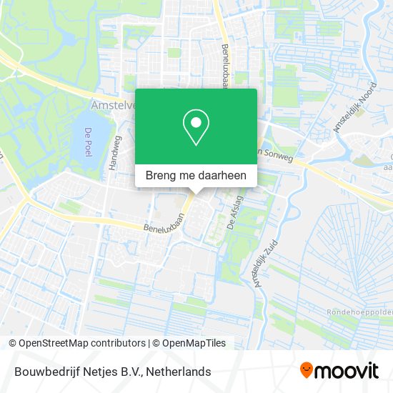 Bouwbedrijf Netjes B.V. kaart