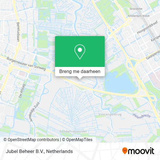 Jubel Beheer B.V. kaart