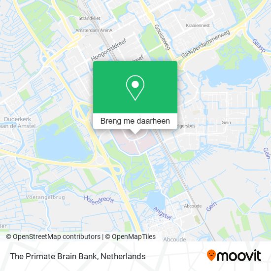The Primate Brain Bank kaart